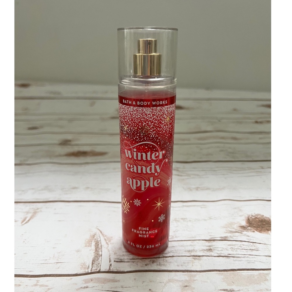 Bath & Body Works Fragrance Mist Red Winter Candy‎ Apple Holiday 8oz